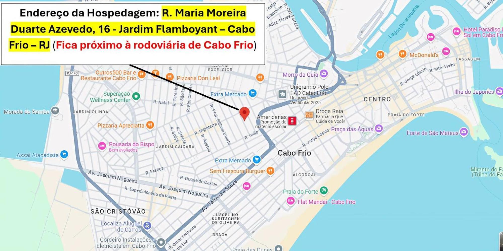 Cabo Frio - Suites - Jardim Flamboyant - Aluguel Economico 외부 사진