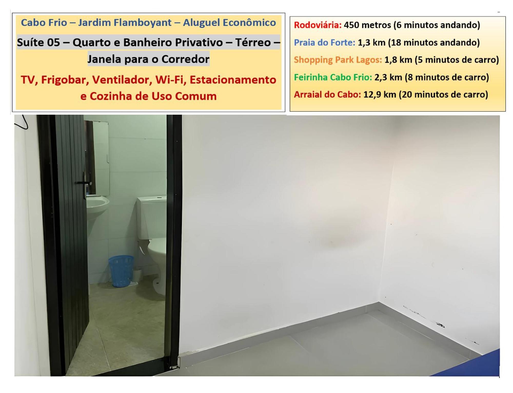 Cabo Frio - Suites - Jardim Flamboyant - Aluguel Economico 외부 사진